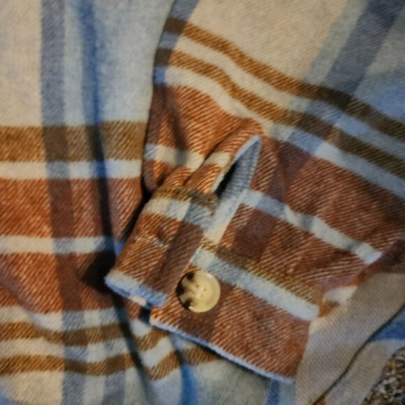 Small Ford Official Licensed Product Plaid Flannel Shirt with Bronco Truck Print - Picture 8 of 13